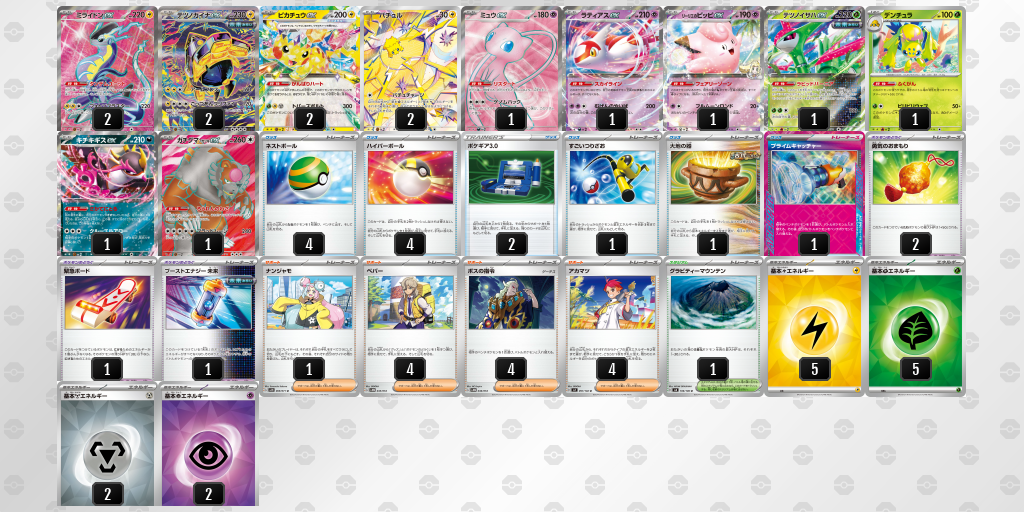 【ポケカ】ミライドンex 環境デッキ紹介 (2025/04/20 シティリーグ ベスト8)