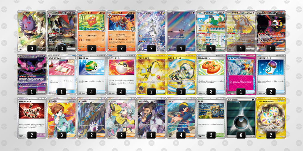 【ポケカ】Nのゾロアークex 環境デッキ紹介 (2025/05/11 シティリーグ 入賞)