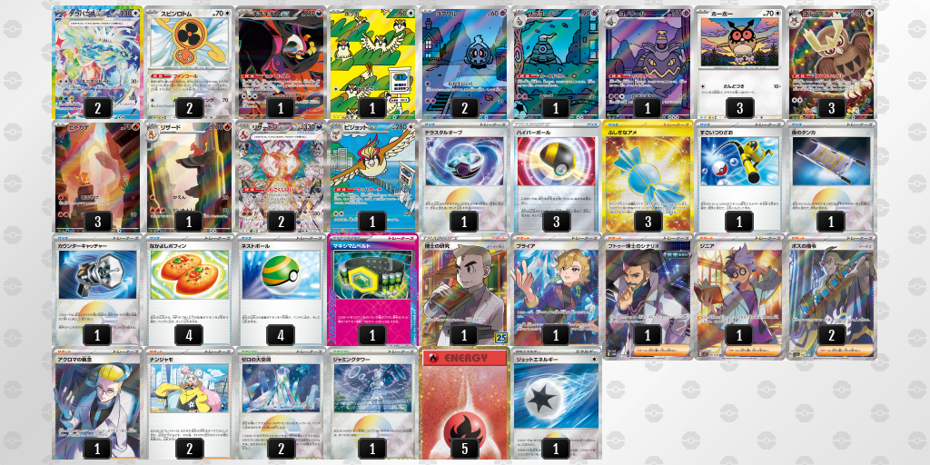 【ポケカ】リザードンex環境デッキ紹介 (2025/05/05シティリーグ優勝)