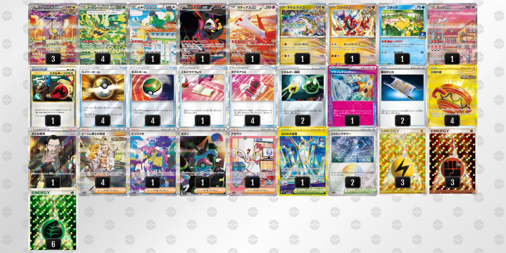 【ポケカ】タケルライコex環境デッキ紹介(2025/04/20シティリーグ入賞)