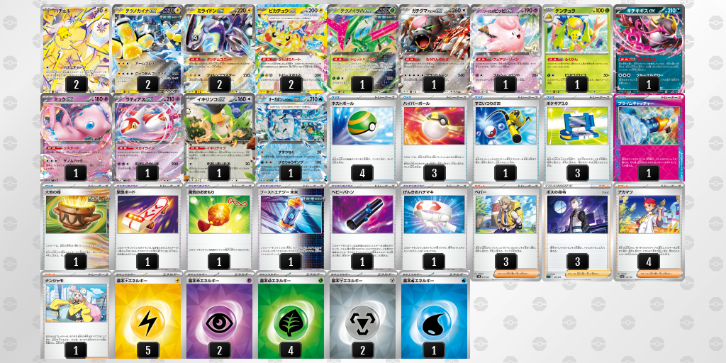 【ポケカ】ミライドンex 環境デッキ紹介 (2025/04/20 シティリーグ ベスト4)