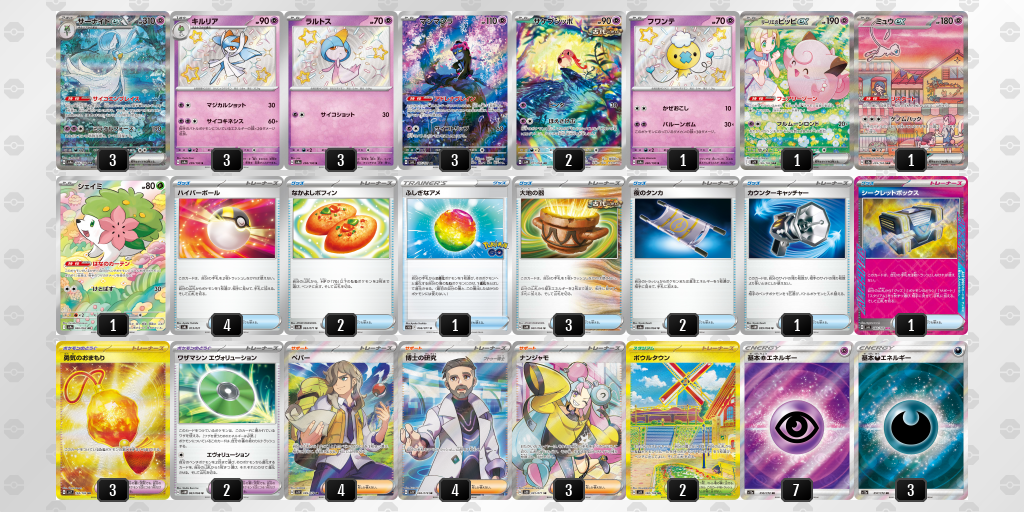 【ポケカ】サーナイトex 環境デッキ紹介 (2025/05/11 シティリーグ 優勝)