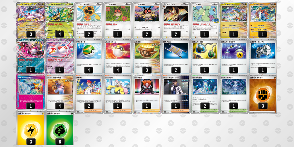 【ポケカ】タケルライコex環境デッキ紹介(2025/04/27シティリーグ優勝)