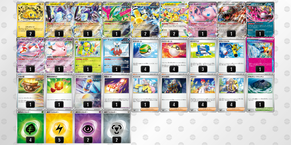 【ポケカ】ミライドンex環境デッキ紹介(2025/04/20シティリーグ入賞)