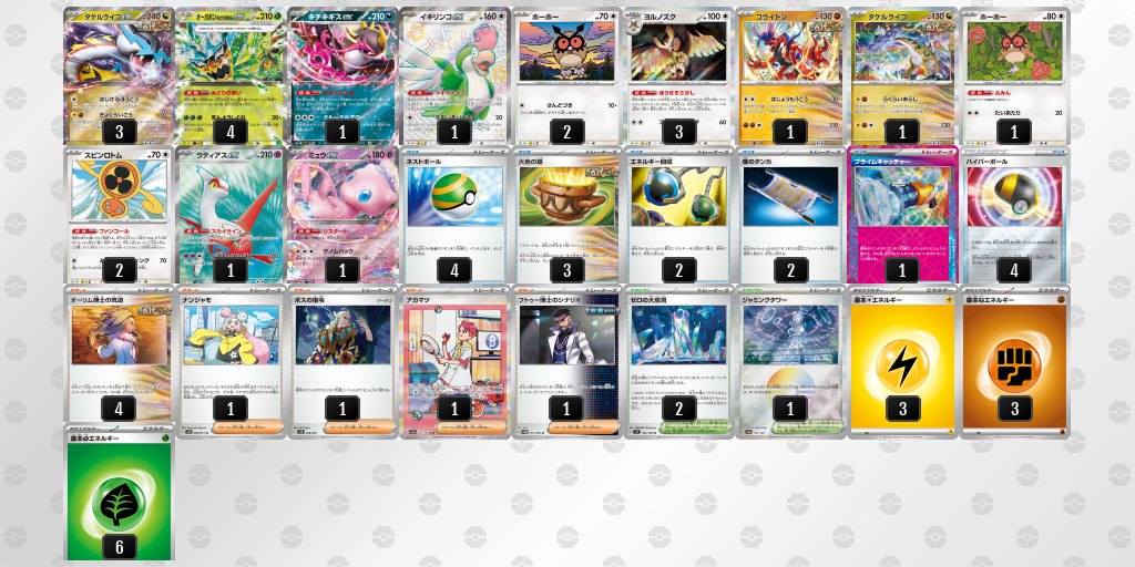 【ポケカ】タケルライコex環境デッキ紹介 (2025/04/26 シティリーグ ジュニアリーグ準優勝)