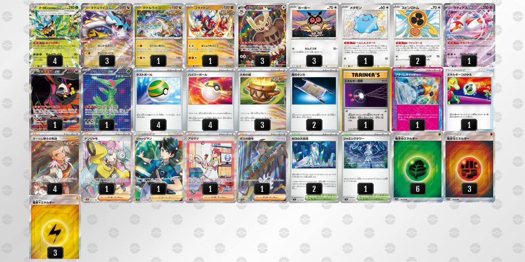 【ポケカ】オーガポンみどりのめんex環境デッキ紹介 (2025/05/10 シティリーグ 優勝)