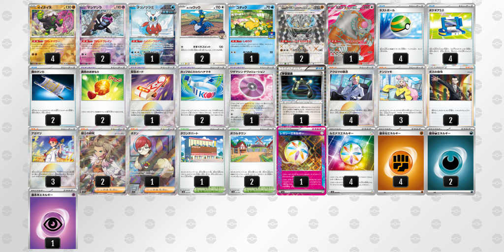 【ポケカ】イイネイヌ環境デッキ紹介 (2025/05/11 シティリーグ 優勝)
