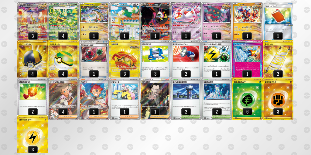 【ポケカ】タケルライコex環境デッキ紹介(2025/05/06シティリーグベスト8)