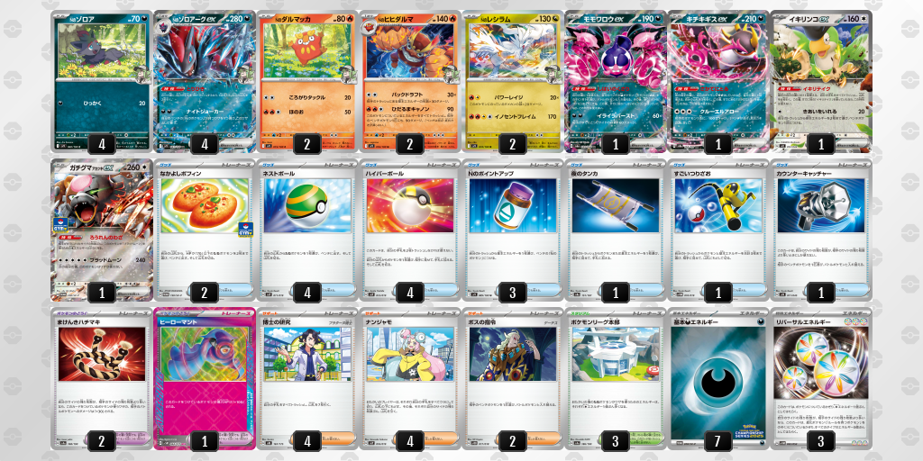 【ポケカ】Nのゾロアークex環境デッキ紹介(2025/05/01シティリーグベスト8)