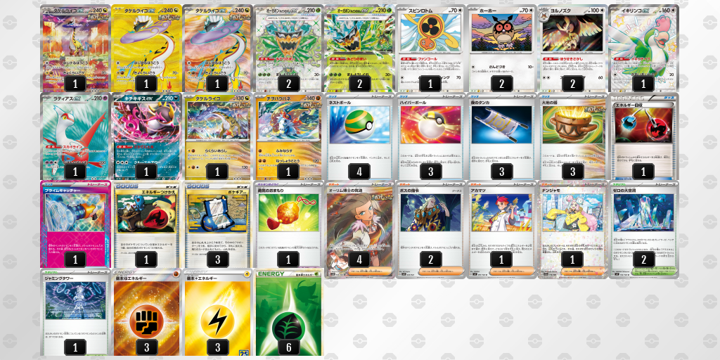 【ポケカ】タケルライコex環境デッキ紹介(2025/04/20シティリーグベスト8)