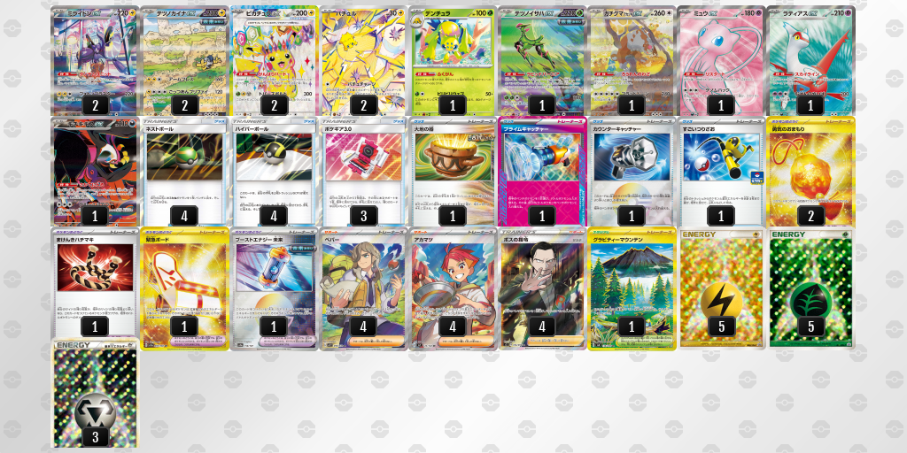【ポケカ】ミライドンex環境デッキ紹介 (2025/05/11 シティリーグ ベスト8)