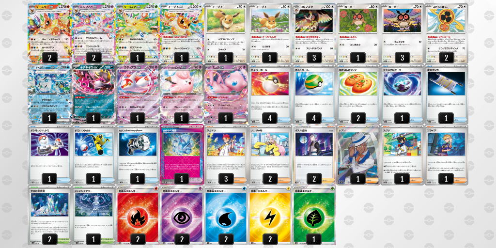 【ポケカ】ブースターex 環境デッキ紹介 (2025/05/10 シティリーグ 入賞)