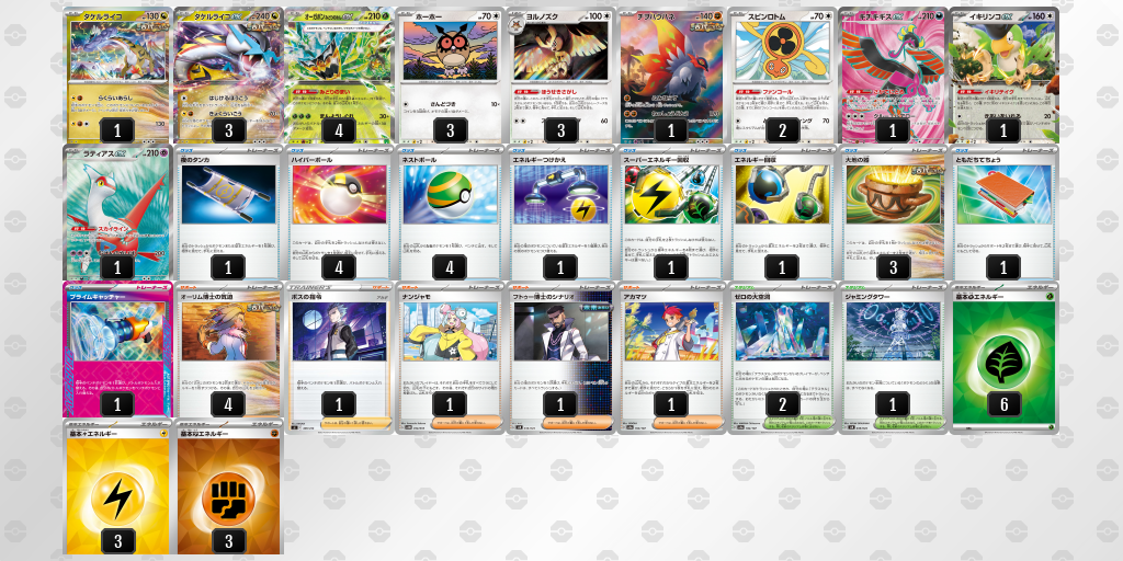 【ポケカ】オーガポンみどりのめんex環境デッキ紹介(2025/05/06シティリーグジュニアリーグベスト4)