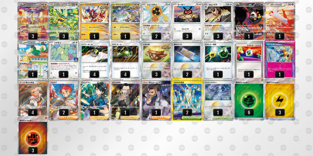 【ポケカ】タケルライコex 環境デッキ紹介 (2025/05/11 シティリーグ 優勝)