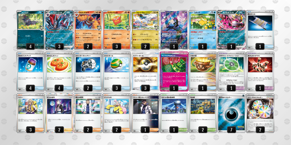 【ポケカ】Nのゾロアークex 環境デッキ紹介 (2025/04/20 シティリーグ ベスト8)