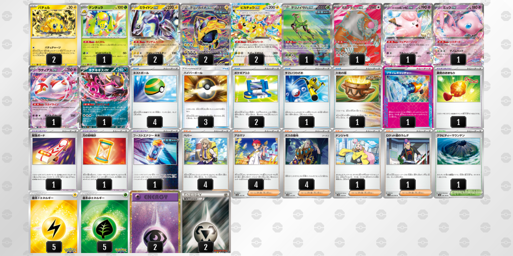 【ポケカ】ミライドンex環境デッキ紹介(2025/04/29シティリーグベスト8)