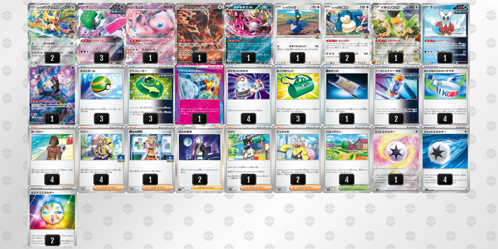 【ポケカ】ホップのザシアンex環境デッキ紹介 (2025/04/27 シティリーグ入賞)