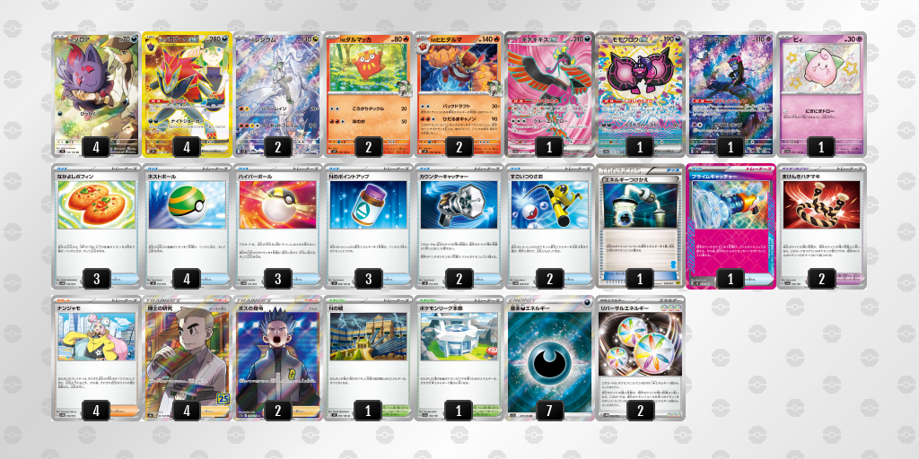【ポケカ】Nのゾロアークex 環境デッキ紹介 (2025/04/27 シティリーグ準優勝)