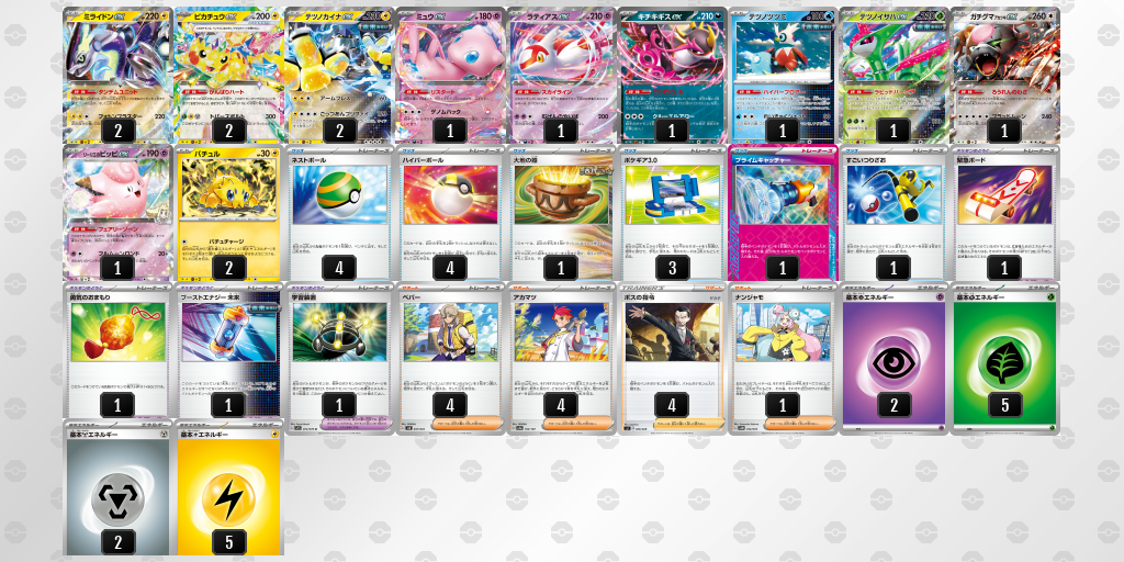 【ポケカ】ミライドンex環境デッキ紹介(2025/04/29シティリーグ入賞)