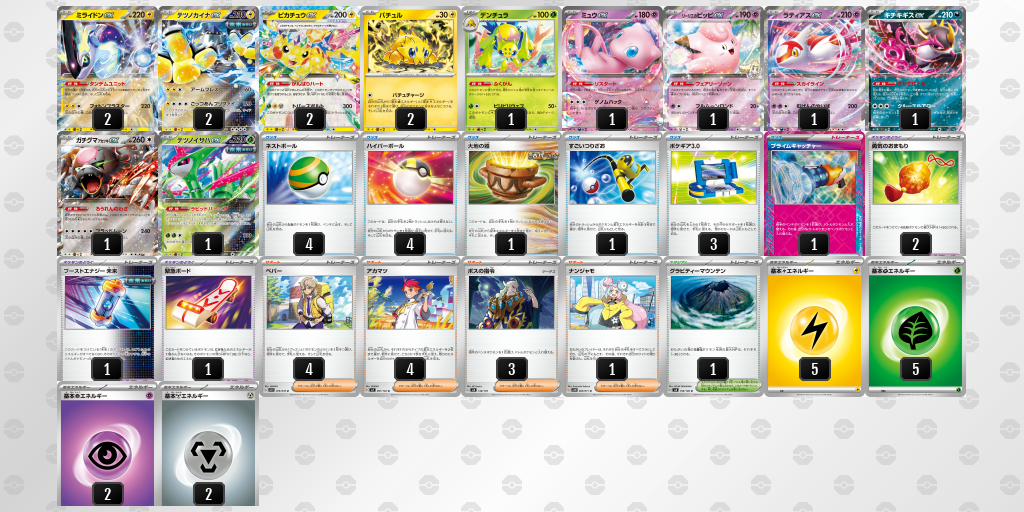 【ポケカ】ミライドンex 環境デッキ紹介 (2025/04/20 シティリーグ ベスト8)