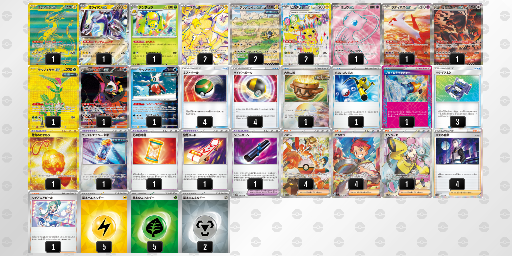 【ポケカ】ミライドンex環境デッキ紹介(2025/04/20シティリーグ準優勝)