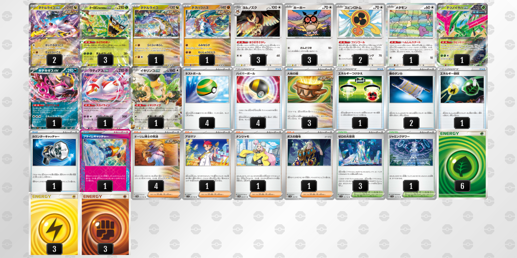 【ポケカ】タケルライコex 環境デッキ紹介 (2025/05/05 シティリーグ準優勝)