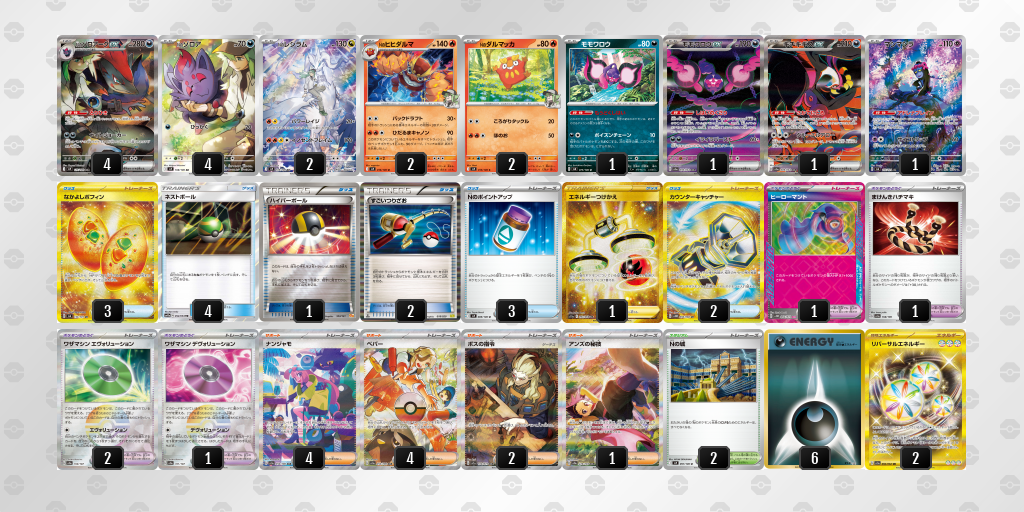 【ポケカ】Nのゾロアークex環境デッキ紹介(2025/05/06シティリーグベスト8)