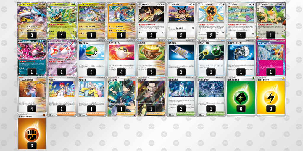 【ポケカ】タケルライコex環境デッキ紹介 (2025/05/10 シティリーグ入賞)