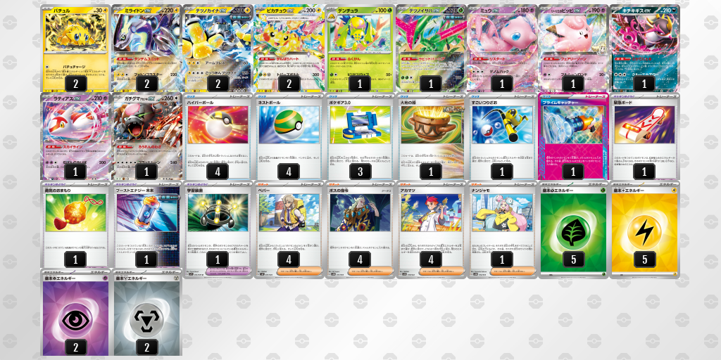 【ポケカ】ミライドンex環境デッキ紹介(2025/04/26シティリーグ入賞)
