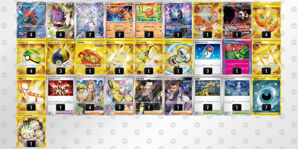 【ポケカ】Nのゾロアークex 環境デッキ紹介 (2025/05/06 シティリーグ 入賞)