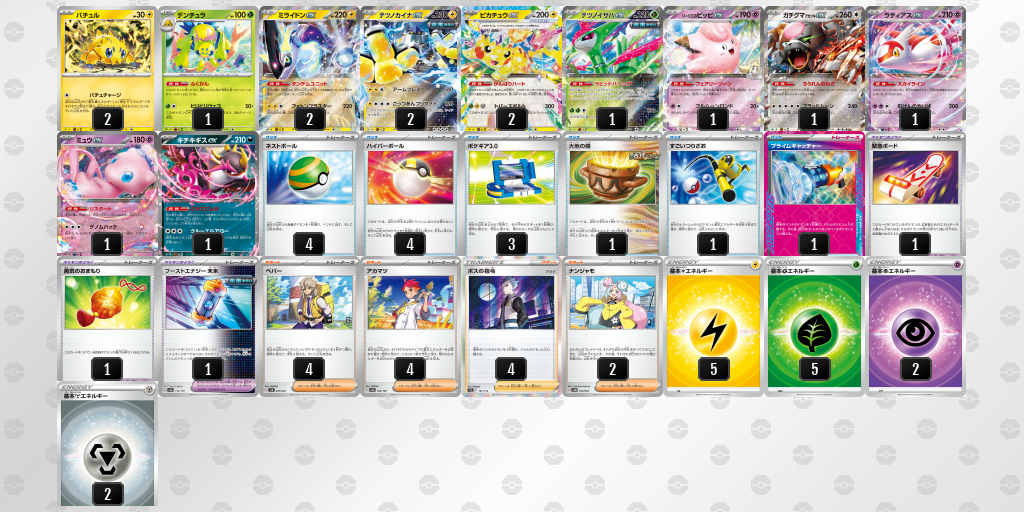 【ポケカ】ミライドンex環境デッキ紹介(2025/04/27シティリーグ入賞)
