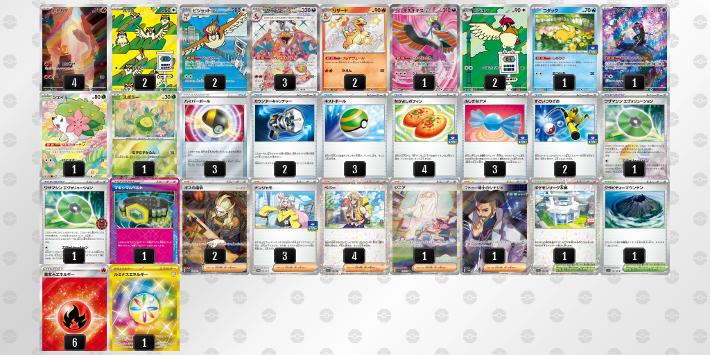 【ポケカ】リザードンex環境デッキ紹介(2025/04/26シティリーグベスト8)