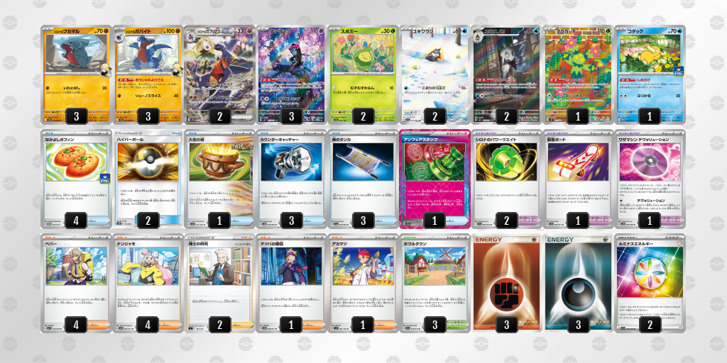 【ポケカ】シロナのガブリアスex環境デッキ紹介 (2025/04/26 シティリーグ ベスト4)