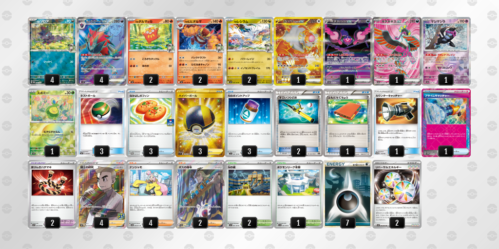 【ポケカ】Nのゾロアークex環境デッキ紹介 (2025/04/26 シティリーグ ベスト4)