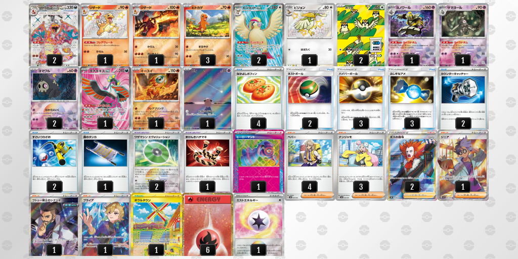 【ポケカ】リザードンex環境デッキ紹介 (2025/04/29シティリーグベスト8)