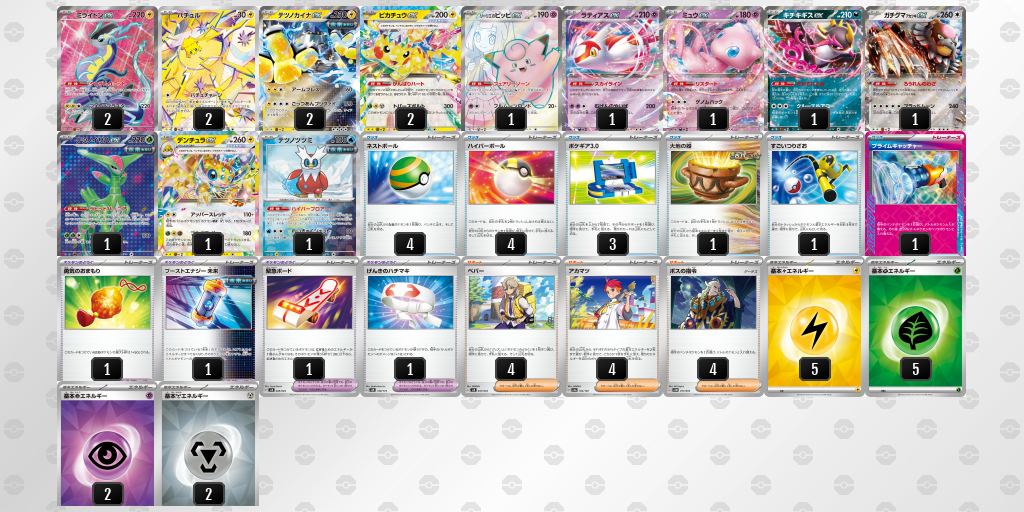 【ポケカ】ミライドンex環境デッキ紹介 (2025/04/22 シティリーグ準優勝)