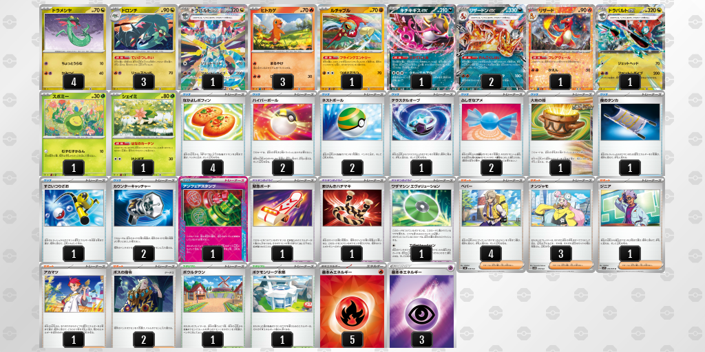【ポケカ】ドラパルトex環境デッキ紹介 (2025/04/27 シティリーグ入賞)