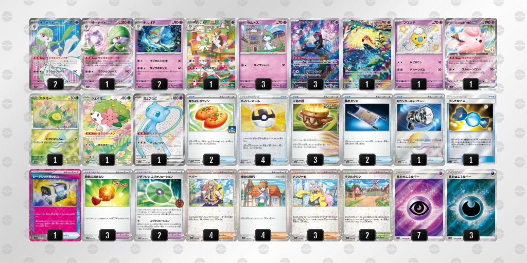 【ポケカ】サーナイトex 環境デッキ紹介 (2025/04/27 シティリーグ 優勝)