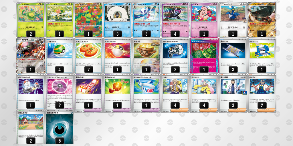 【ポケカ】ガチグマ アカツキex環境デッキ紹介 (2025/04/27シティリーグベスト4)
