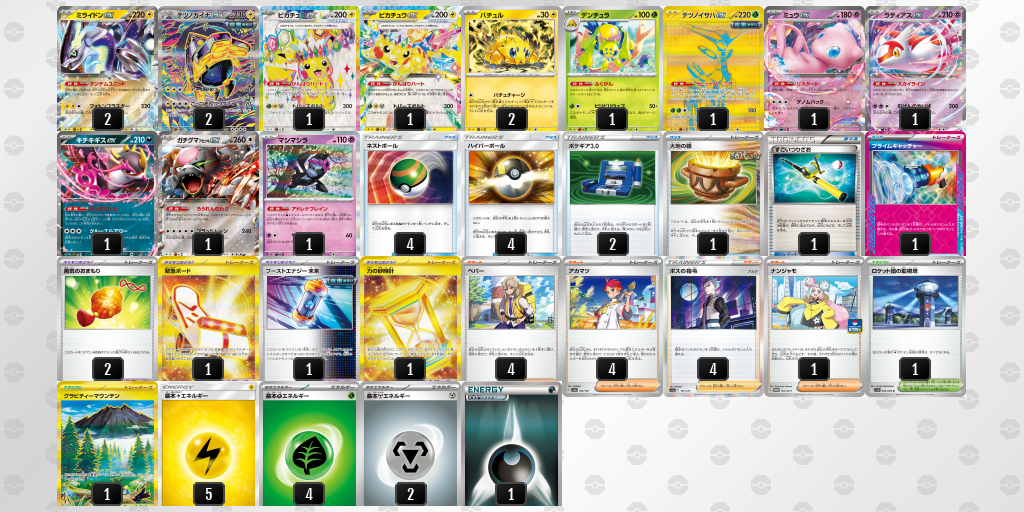 【ポケカ】ミライドンex環境デッキ紹介(2025/04/20シティリーグ入賞)