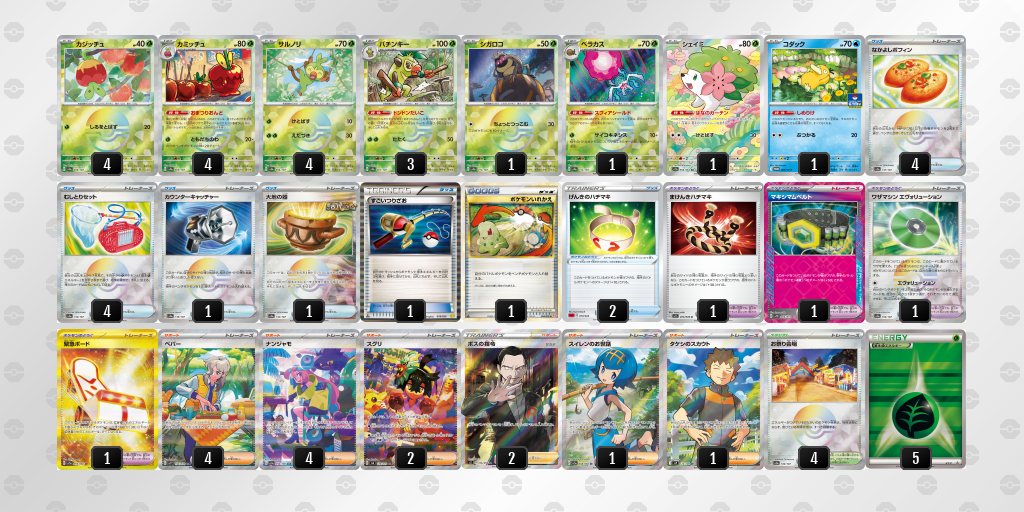 【ポケカ】カミッチュ環境デッキ紹介 (2025/04/20 シティリーグ入賞)
