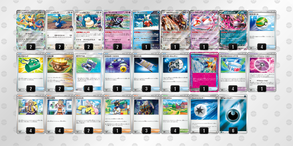 【ポケカ】ホップのザシアンex 環境デッキ紹介 (2025/04/26 シティリーグ 入賞)