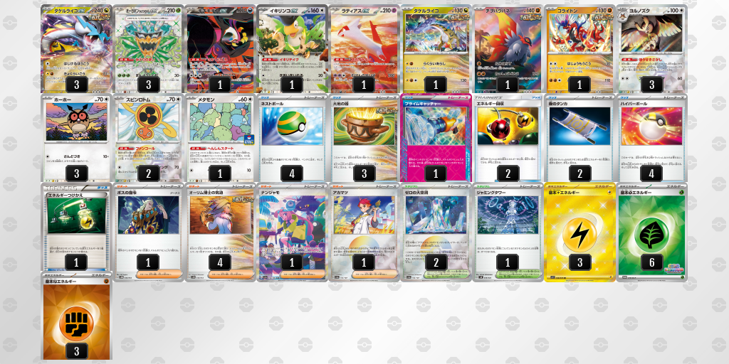 【ポケカ】タケルライコex 環境デッキ紹介 (2025/04/29 シティリーグ 入賞)