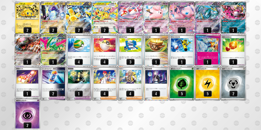 【ポケカ】ミライドンex環境デッキ紹介 (2025/04/26 シティリーグ入賞)
