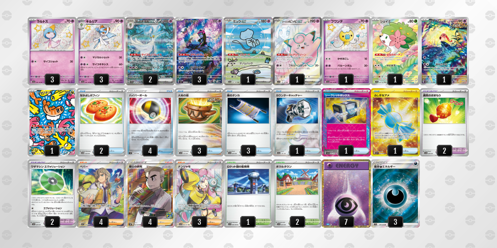【ポケカ】サーナイトex環境デッキ紹介(2025/04/26シティリーグベスト8)