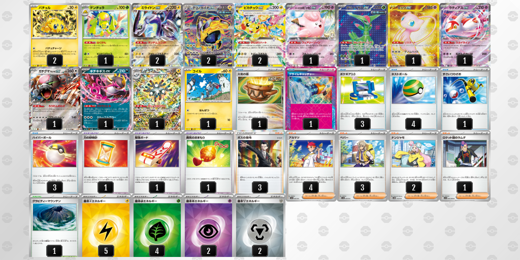 【ポケカ】ミライドンex環境デッキ紹介(2025/04/30シティリーグ準優勝)