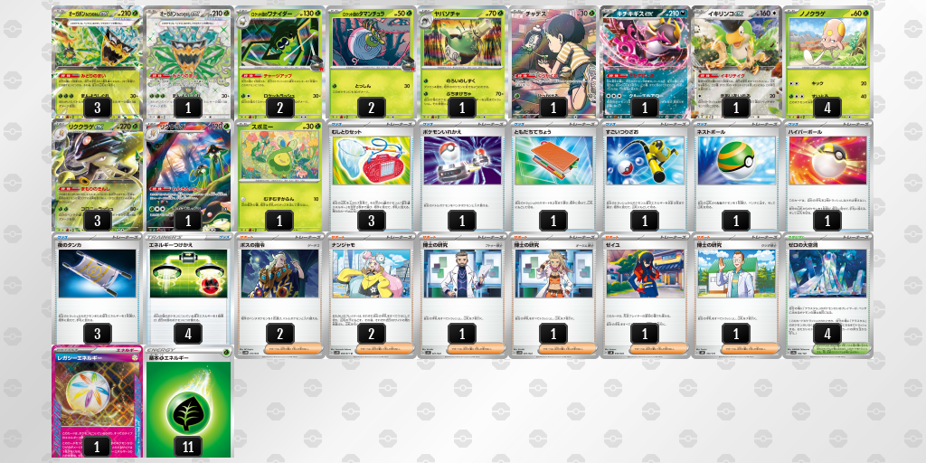 【ポケカ】オーガポンみどりのめんex 環境デッキ紹介 (2025/04/24 シティリーグ 入賞)