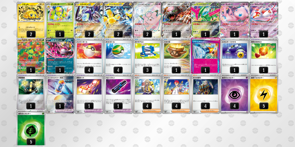 【ポケカ】ミライドンex環境デッキ紹介(2025/04/29シティリーグベスト4)