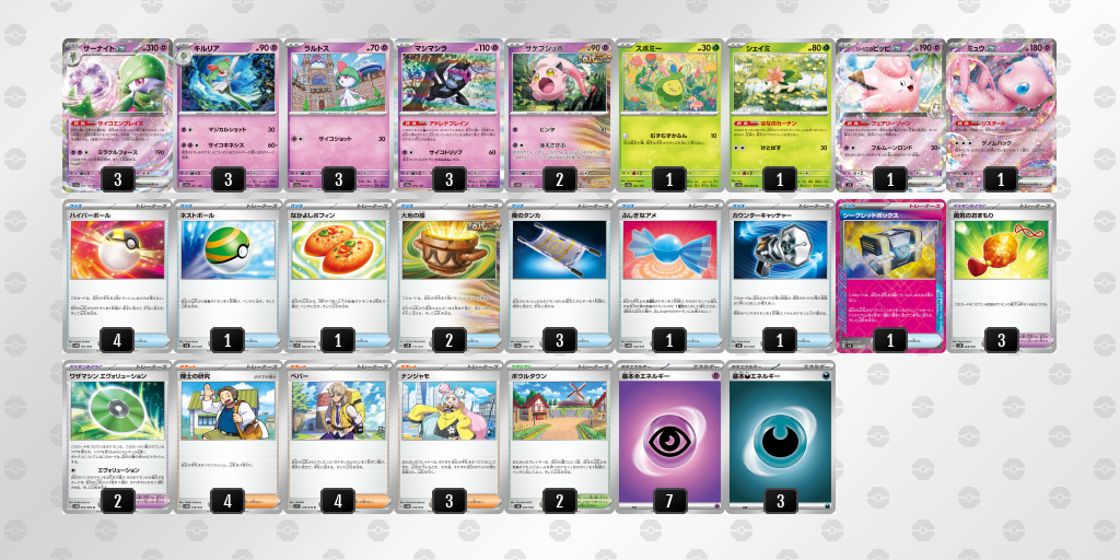【ポケカ】サーナイトex 環境デッキ紹介 (2025/04/20 シティリーグ 優勝)