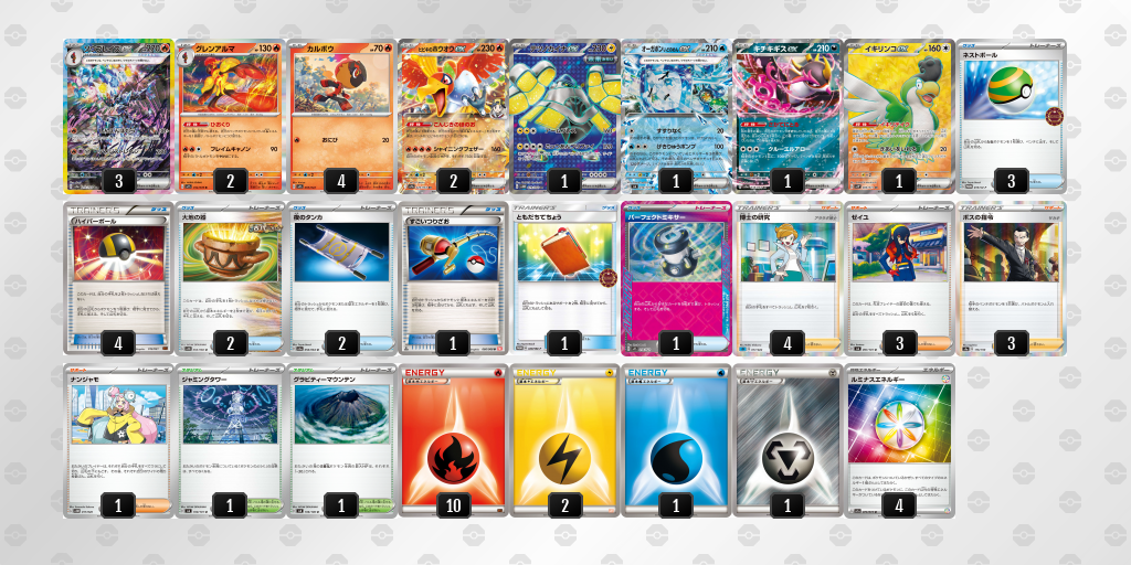 【ポケカ】ソウブレイズex環境デッキ紹介 (2025/04/12 シティリーグベスト8)